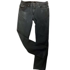 Guess men's 34 by32" straight leg medium black stonewash grunge cowboy staple